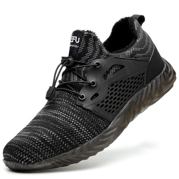 2019 new security indestructible shoes for mens safety boots shoes winter work fur warm men boots steel toe cap size plus 36-48, Black
2019 new security indestructible shoes for mens safety boots shoes winter work fur warm men boots steel toe cap size plus 36-48, Black