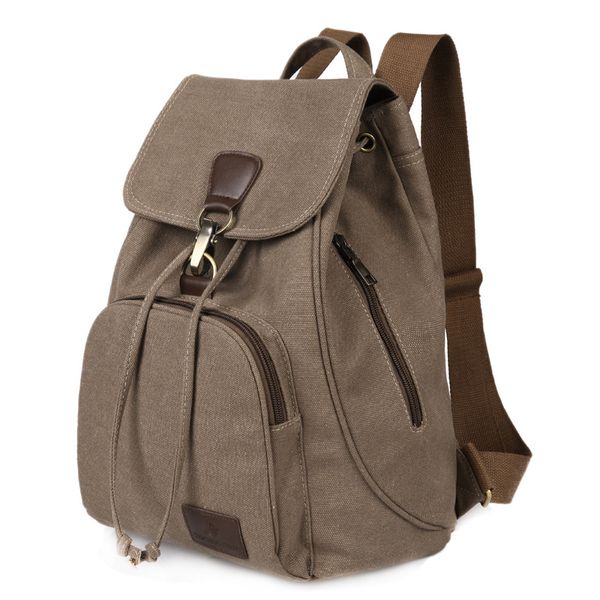 retro tide girls outdoor canvas backpack bag fashion backpack