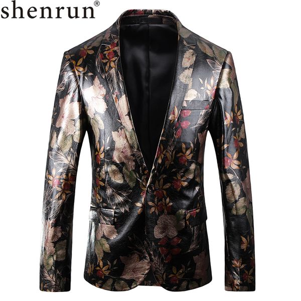 shenrun men pu blazers leather jackets slim fashion european style exquisite suit jacket stage costumes host singer party prom, White;black
shenrun men pu blazers leather jackets slim fashion european style exquisite suit jacket stage costumes host singer party prom, White;black