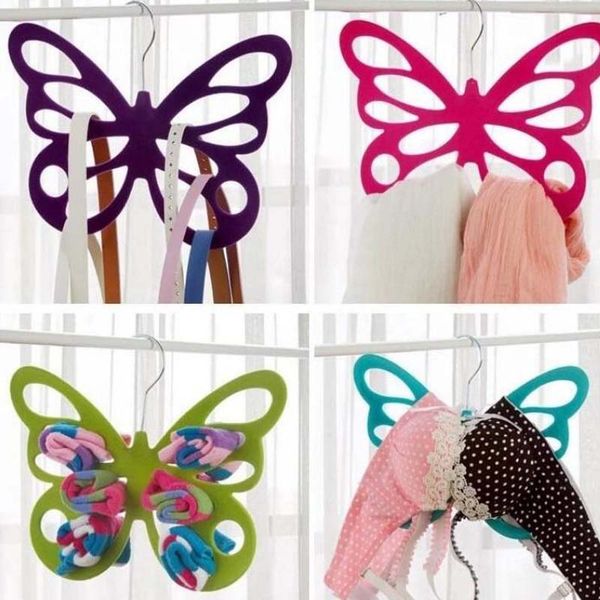 butterfly shaped scarf hanger non slip flocked necktie belt organizer closet storage holder hook
butterfly shaped scarf hanger non slip flocked necktie belt organizer closet storage holder hook