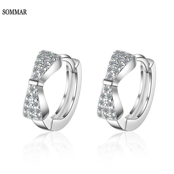 sommar fashion 925 sterling silver earrings micro-inlay bowknot female hoop earrings orbellen s-e787, Golden;silver
sommar fashion 925 sterling silver earrings micro-inlay bowknot female hoop earrings orbellen s-e787, Golden;silver