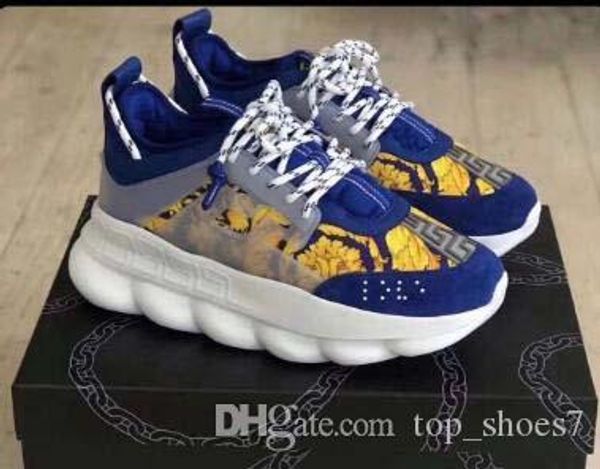 latest men chain sneakes luxury designer sneakers mens women sport shoes leather casual shoes trainers lightweight sole chaussures, Black
latest men chain sneakes luxury designer sneakers mens women sport shoes leather casual shoes trainers lightweight sole chaussures, Black