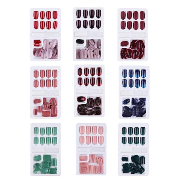 24pcs elegant diy nail art stickers waterproof nail patch beauty decals fingernail patches adhesive manicure decoration, Red;gold
24pcs elegant diy nail art stickers waterproof nail patch beauty decals fingernail patches adhesive manicure decoration, Red;gold