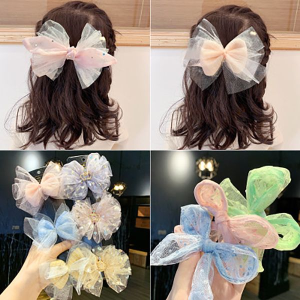 new spring children pink bow lace hairpin mesh yarn side clip korean girl baby fairy hairclip hair accessories, Slivery;white
new spring children pink bow lace hairpin mesh yarn side clip korean girl baby fairy hairclip hair accessories, Slivery;white