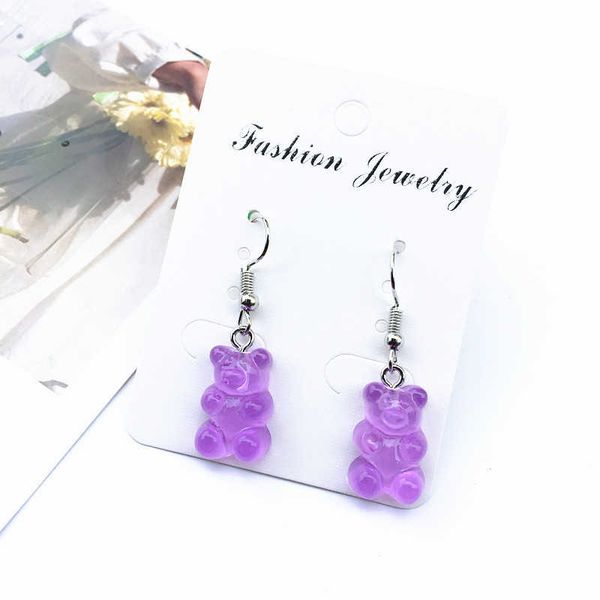 lovely cartoon animal bear resin drop hook women earrings dangle girls jewelry gift, Silver
lovely cartoon animal bear resin drop hook women earrings dangle girls jewelry gift, Silver