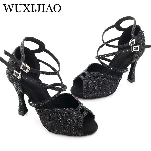 wuxijiao brand latin dance shoes pearl series dance shoes salsa women's ballroom kuba heel
wuxijiao brand latin dance shoes pearl series dance shoes salsa women's ballroom kuba heel