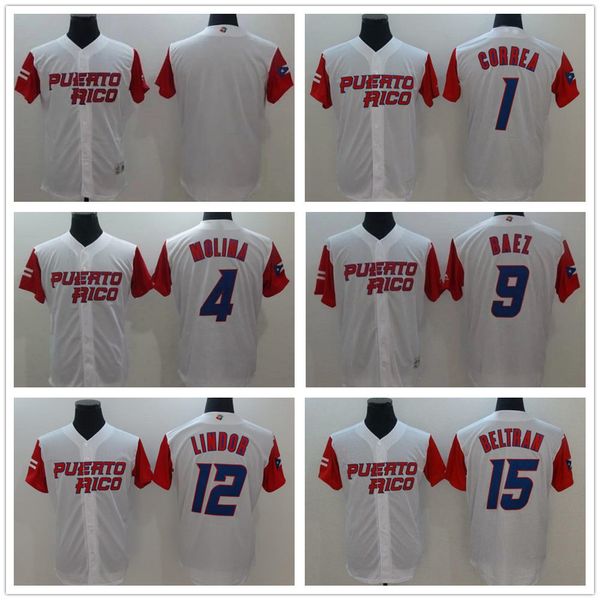 team puerto rico 2017 wbc carlos correa yadier molinajavier baez francisco lindo carlos beltran baseball jersey white red, Blue;black
team puerto rico 2017 wbc carlos correa yadier molinajavier baez francisco lindo carlos beltran baseball jersey white red, Blue;black