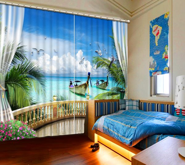 custom blackout curtains for living room bedroom sea blue sky and white 3d curtains window curtains 3d home decor curtain
custom blackout curtains for living room bedroom sea blue sky and white 3d curtains window curtains 3d home decor curtain
