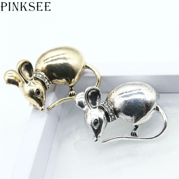 pinksee vintage простой металл крыса форма броши симпатичные rhinestone животных брошь pins дикие ювелирные аксессуары, Gray
pinksee vintage простой металл крыса форма броши симпатичные rhinestone животных брошь pins дикие ювелирные аксессуары, Gray