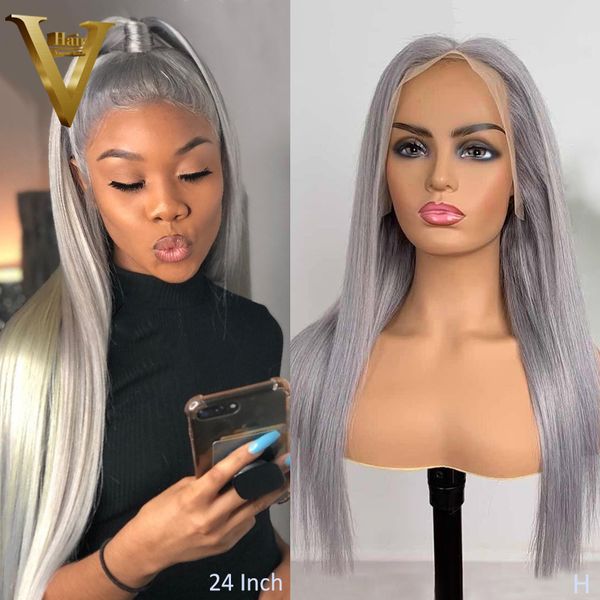 grey wig human hair straight 13x6 lace front human hair lace wigs pre plucked brazilian remy transparent wis for women 150, Black;brown
grey wig human hair straight 13x6 lace front human hair lace wigs pre plucked brazilian remy transparent wis for women 150, Black;brown