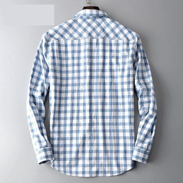 men's casual shirts 2021 arrival fashion spring autumn men long sleeve young plaid single breasted plus size lxl2xl3xl4xl5xl6xl, White;black
men's casual shirts 2021 arrival fashion spring autumn men long sleeve young plaid single breasted plus size lxl2xl3xl4xl5xl6xl, White;black