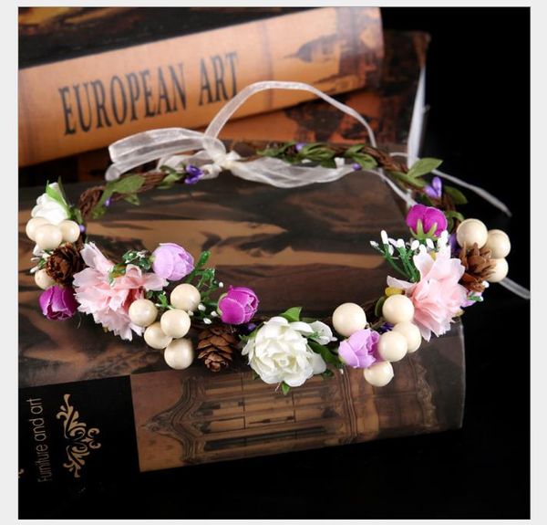 wedding dress imitation flower hair hoop sennu holiday beach wreath p accessories, Slivery;golden
wedding dress imitation flower hair hoop sennu holiday beach wreath p accessories, Slivery;golden