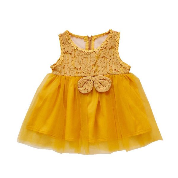 children baby girls dress summer stitching lace mesh bow princess cute sweet sleeveless dress 1-5y lovely toddler girl clothes, Red;yellow
children baby girls dress summer stitching lace mesh bow princess cute sweet sleeveless dress 1-5y lovely toddler girl clothes, Red;yellow