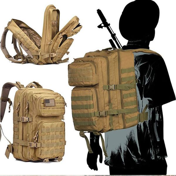 men rucksack 50l tactical army assault molle pack backpack outdoor waterproof camping hiking fishing travel hunting bag
men rucksack 50l tactical army assault molle pack backpack outdoor waterproof camping hiking fishing travel hunting bag