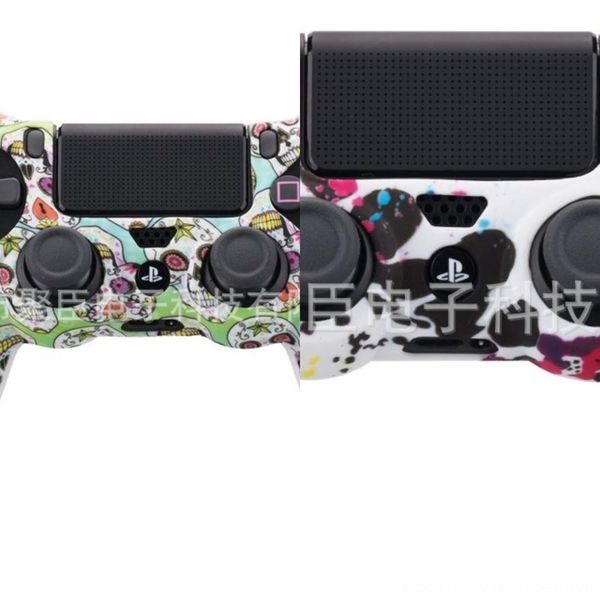 kuuxy silicone gamepad skin case cover protector grip + 2 controller kit for ps4 caps
kuuxy silicone gamepad skin case cover protector grip + 2 controller kit for ps4 caps