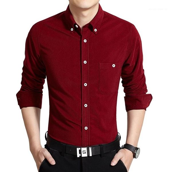 dress shirts fashion solid color long sleeve business mens single breasted casual shirts mens designer, White;black
dress shirts fashion solid color long sleeve business mens single breasted casual shirts mens designer, White;black