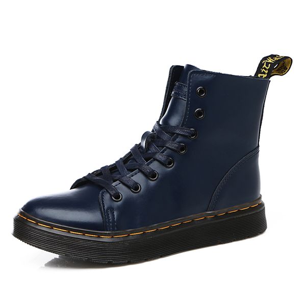 35-45 new brand leather ankle boots autumn winter men men's boots white motorcycle outdoor working snow men shoes, Black
35-45 new brand leather ankle boots autumn winter men men's boots white motorcycle outdoor working snow men shoes, Black