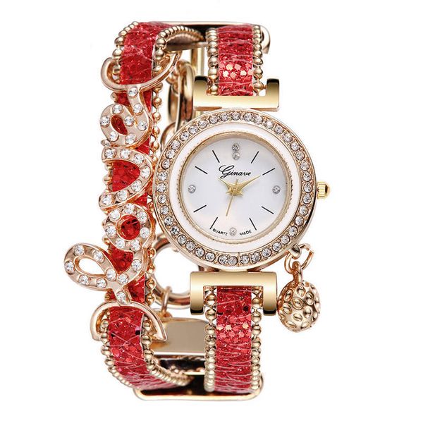 2019 fashion geneva women ladies love diamond pendant bracelet leather watch leisure casual lady female dress quartz party gift wrist watch, Slivery;brown
2019 fashion geneva women ladies love diamond pendant bracelet leather watch leisure casual lady female dress quartz party gift wrist watch, Slivery;brown