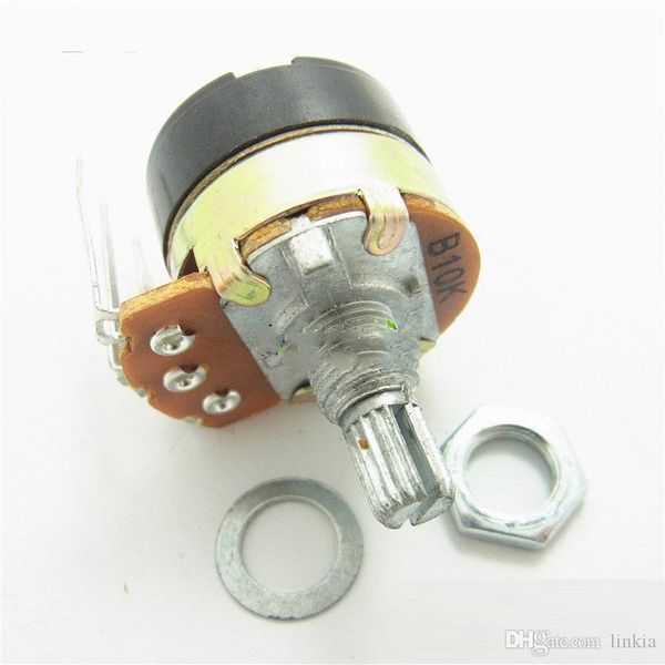 wh138 single three-pin potentiometer b10k b103 with switch dimmer switch handle length 15mm
wh138 single three-pin potentiometer b10k b103 with switch dimmer switch handle length 15mm