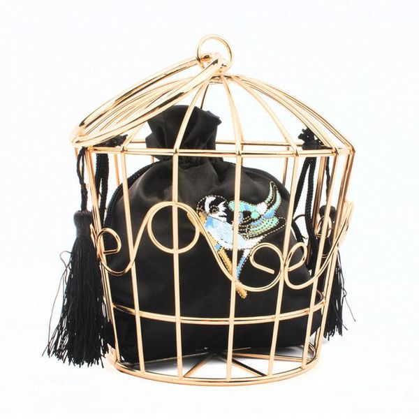 elegant chain bag metal hollow cage clutch birdcage shape tote evening party clutches hand bags for women ladies fashion handbag
elegant chain bag metal hollow cage clutch birdcage shape tote evening party clutches hand bags for women ladies fashion handbag