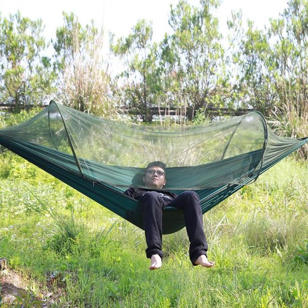 outdoor camping parachute cloth anti-mosquito hammock automatically open hammocks beds hanging swing sleeping bed
outdoor camping parachute cloth anti-mosquito hammock automatically open hammocks beds hanging swing sleeping bed