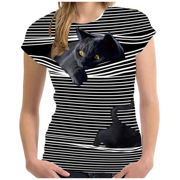 women's t-shirt est cat 3d printed casual short sleeve o-neck fashion t shirt men/women tees tshirt hombre, White
women's t-shirt est cat 3d printed casual short sleeve o-neck fashion t shirt men/women tees tshirt hombre, White