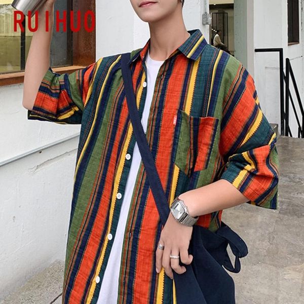 ruihuo 2020 striped spring casual half sleeve shirt men slim fit cotton men shirt male clothing fashion brand plus size -5xl, White;black
ruihuo 2020 striped spring casual half sleeve shirt men slim fit cotton men shirt male clothing fashion brand plus size -5xl, White;black