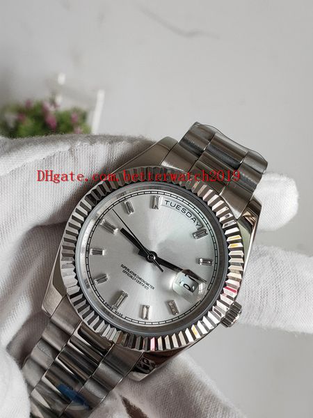 2019 men watch classic 40mm day date automatic mechanical series silver quality stainless steel strap sapphire mirror 228239 white dial, Slivery;brown
2019 men watch classic 40mm day date automatic mechanical series silver quality stainless steel strap sapphire mirror 228239 white dial, Slivery;brown