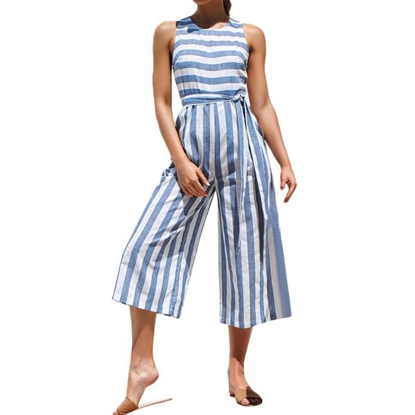 ssagace jumpsuit loose linen women casual high waist stripe romper sleeveless tie up plus size summer jumpsuit wide leg pants 3, Black;white
ssagace jumpsuit loose linen women casual high waist stripe romper sleeveless tie up plus size summer jumpsuit wide leg pants 3, Black;white