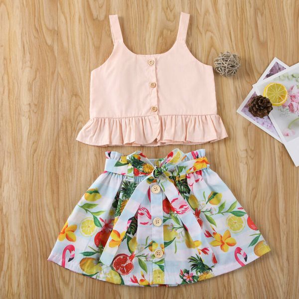 goocheer 2pcs 1-6y sleeveless floral boho set for baby girl kid sling ruffles fruit skirt sunsuit outfit clothes sets, White
goocheer 2pcs 1-6y sleeveless floral boho set for baby girl kid sling ruffles fruit skirt sunsuit outfit clothes sets, White