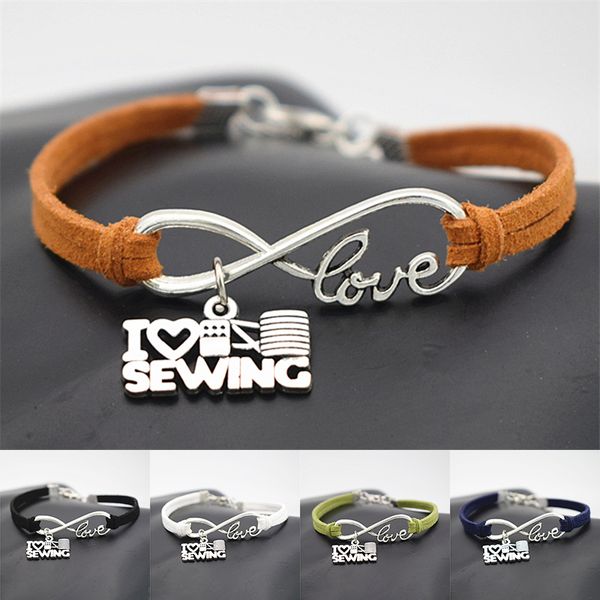 10pcs/lot personality seamstress jewelry gifts antique silver infinity i heart love sewing charm pendant bracelets wholesale, Golden;silver
10pcs/lot personality seamstress jewelry gifts antique silver infinity i heart love sewing charm pendant bracelets wholesale, Golden;silver