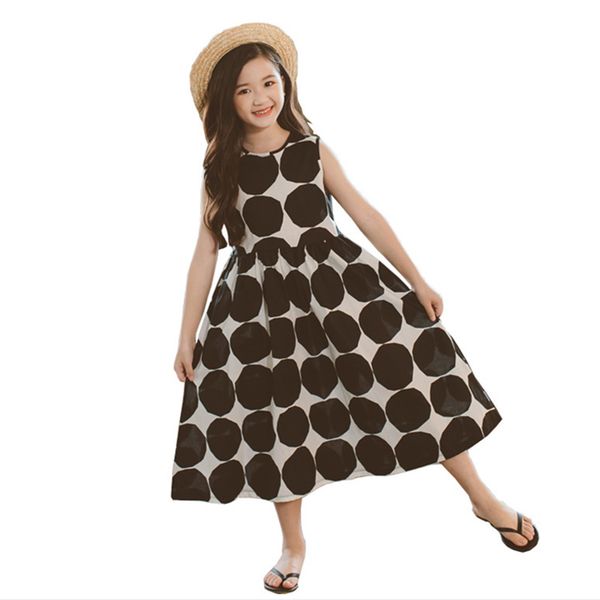 2019 new summer fashion teenage girls cotton dot sleeveless dresses baby girl dress clothes vestidos kids dresses for girls s201, Red;yellow
2019 new summer fashion teenage girls cotton dot sleeveless dresses baby girl dress clothes vestidos kids dresses for girls s201, Red;yellow
