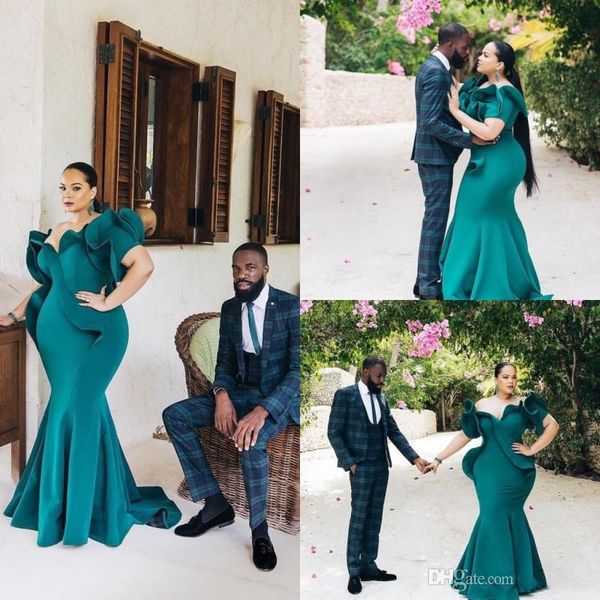 evening dresses plus size hunter green african v neck short ruffles sleeve mermaid satin floor length formal bridesmaid prom dresses, Black;red
evening dresses plus size hunter green african v neck short ruffles sleeve mermaid satin floor length formal bridesmaid prom dresses, Black;red