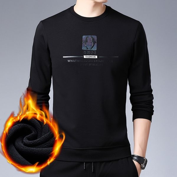2019 fashion printing fashion brand velvet men's hat-sweater pullover round collar sweater men's factory, Black
2019 fashion printing fashion brand velvet men's hat-sweater pullover round collar sweater men's factory, Black