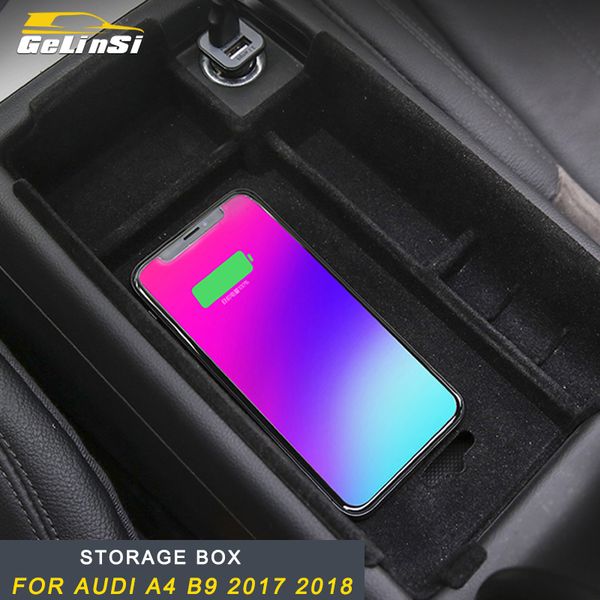 gelinsi for a4 a5 s4 s5 b9 2017 2018 car wireless charging central armrest storage box organizer interior accessories
gelinsi for a4 a5 s4 s5 b9 2017 2018 car wireless charging central armrest storage box organizer interior accessories