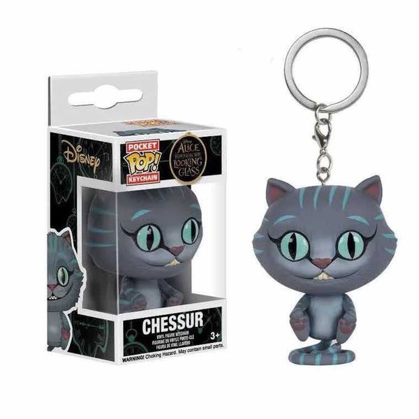 alice in wonderland cheshire cat keychain pendant ornament funko chessur keychain, Silver
alice in wonderland cheshire cat keychain pendant ornament funko chessur keychain, Silver