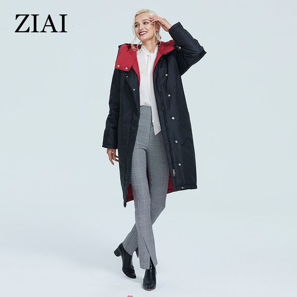 ziai women's winter coats with hood & zipper - plus size womens winter coats - this cotton coat is long, warm and thick, Black
ziai women's winter coats with hood & zipper - plus size womens winter coats - this cotton coat is long, warm and thick, Black