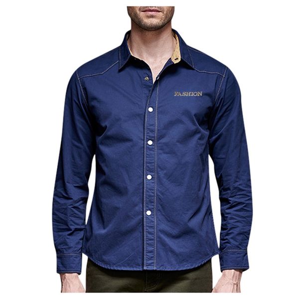 fashion men blouse solid casual outdoor long sleeve turn-down collar shirts 2019 spring autumn new leisure solid shirt for men, White;black
fashion men blouse solid casual outdoor long sleeve turn-down collar shirts 2019 spring autumn new leisure solid shirt for men, White;black