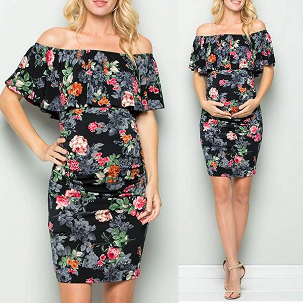 muqgew ruffle pregnancy dress fashion 2019 women maternity floral print one shoulder maternity dress zwangerschaps kleding, White
muqgew ruffle pregnancy dress fashion 2019 women maternity floral print one shoulder maternity dress zwangerschaps kleding, White