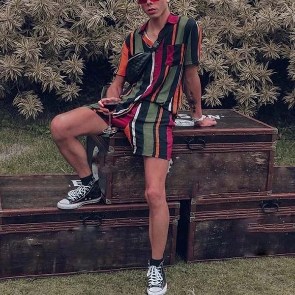 men's tracksuits men summer sets short sleeve cardigan shirts elastic shorts fashion suits man vintage printing hawaiian beach streetwe, Gray
men's tracksuits men summer sets short sleeve cardigan shirts elastic shorts fashion suits man vintage printing hawaiian beach streetwe, Gray