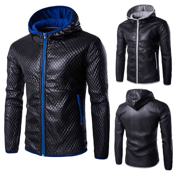 men's coat stand collar pu leather jacket casual pure color overcoat winter warm long sleeve jacket slim fit coats#z, Black;brown
men's coat stand collar pu leather jacket casual pure color overcoat winter warm long sleeve jacket slim fit coats#z, Black;brown