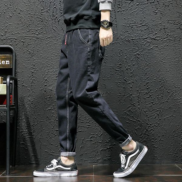 2019 black men's jeans brand high-quality slim hip-hop jeans men popular fashion hip-hop street black male, Blue
2019 black men's jeans brand high-quality slim hip-hop jeans men popular fashion hip-hop street black male, Blue