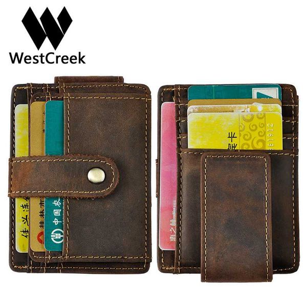 westcreek brand genuine leather men magnetic money clip vintage travel thin wallets pocket purse front pocket clamp for money, Black
westcreek brand genuine leather men magnetic money clip vintage travel thin wallets pocket purse front pocket clamp for money, Black
