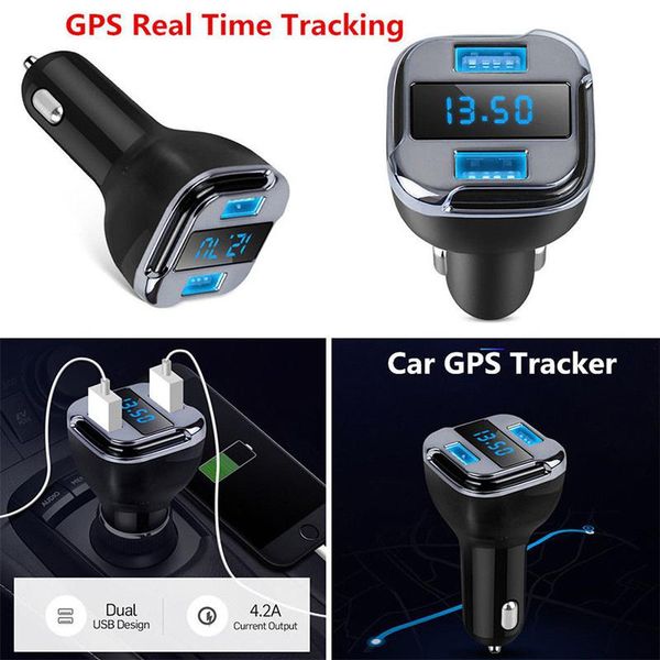 2 in 1 car gps tracker + dual usb car charger locator real time tracking device detector voltmeter
2 in 1 car gps tracker + dual usb car charger locator real time tracking device detector voltmeter