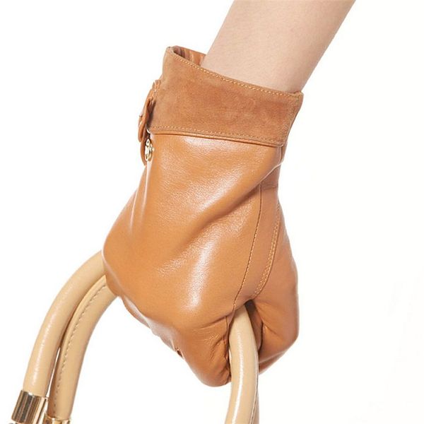brand genuine leather gloves women sheepskin glove fashion trend wrist bow knot driving leather gloves el011pn, Blue;gray
brand genuine leather gloves women sheepskin glove fashion trend wrist bow knot driving leather gloves el011pn, Blue;gray