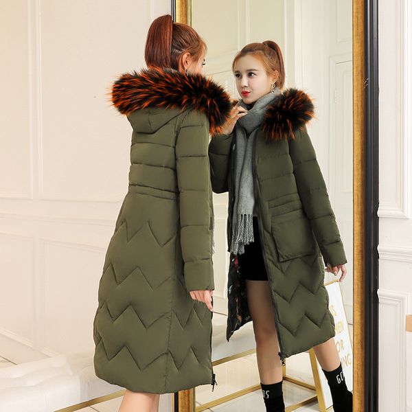 long parka, winter women, large fur collar, korean coat, down cotton, warm quilted jacket, parkas, Black
long parka, winter women, large fur collar, korean coat, down cotton, warm quilted jacket, parkas, Black
