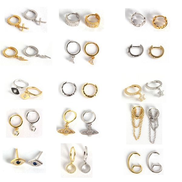 silvology 15 style eye cross star earrings 925 sterling silver for women chain leaf luxury earrings 925 zircon jewelry wholesale, Golden;silver
silvology 15 style eye cross star earrings 925 sterling silver for women chain leaf luxury earrings 925 zircon jewelry wholesale, Golden;silver