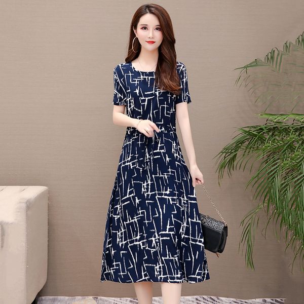 wholesale women's new summer dress middle-aged mother dress mid-length cotton silk was thin and small floral skirt dress, Black;gray
wholesale women's new summer dress middle-aged mother dress mid-length cotton silk was thin and small floral skirt dress, Black;gray