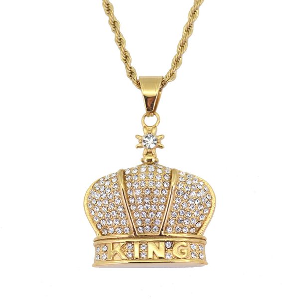 ожерелья из нержавеющей стали серебро золото цвет king корона подвеска 24 дюймовый цепи европейский американский хип-хоп ювелирных изделий п, Silver
ожерелья из нержавеющей стали серебро золото цвет king корона подвеска 24 дюймовый цепи европейский американский хип-хоп ювелирных изделий п, Silver