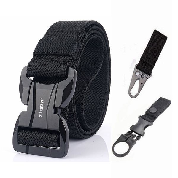 tactical belt army belt outdoor magnetic buckle fishing camping hunting waist support training belts nylon men, Black;gray
tactical belt army belt outdoor magnetic buckle fishing camping hunting waist support training belts nylon men, Black;gray